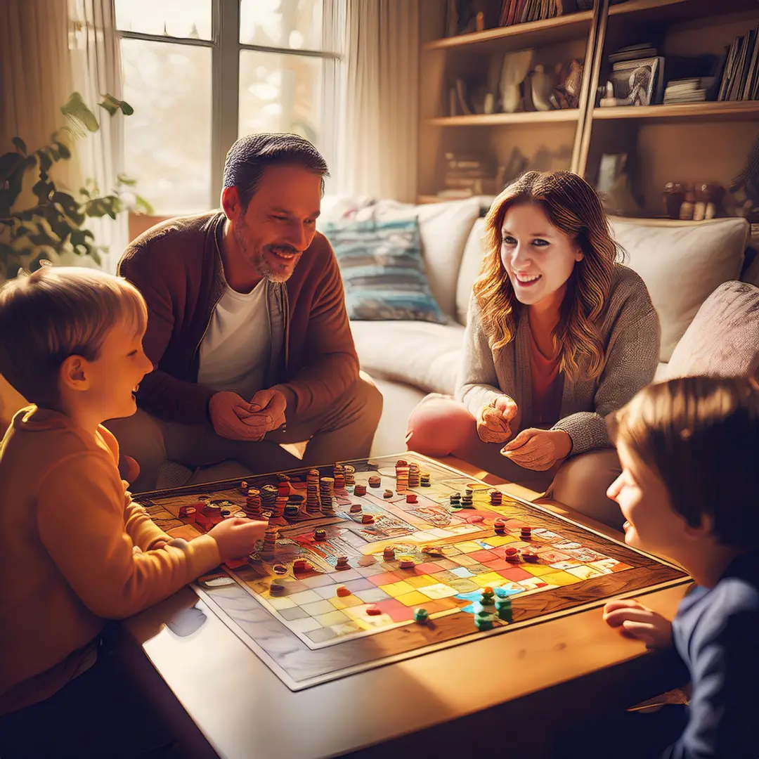 affordable flexible fixed pricing grocery delivery options image of family playing game